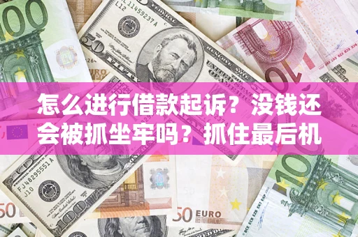 北京怎么进行借款起诉？没钱还会被抓坐牢吗？抓住最后机会！