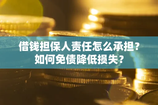 北京借钱担保人责任怎么承担？如何免债降低损失？