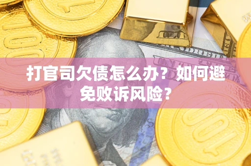 北京打官司欠债怎么办？如何避免败诉风险？