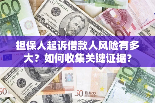 北京担保人起诉借款人风险有多大？如何收集关键证据？