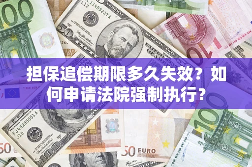 北京担保追偿期限多久失效？如何申请法院强制执行？