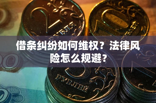北京借条纠纷如何维权？法律风险怎么规避？